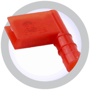Insulated Quick Connect Flag Male 0.250" (25 Pack)