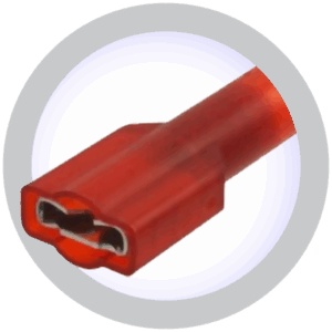 Insulated Quick Connect Female 0.250" (25 Pack)